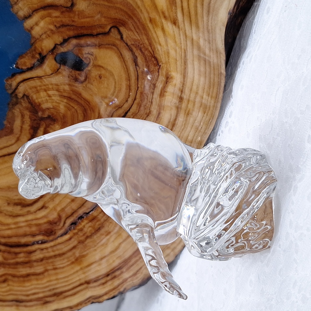 #ADJ  Princess House wonders of the wild 24% lead crystal Seal Sea Lion figurine